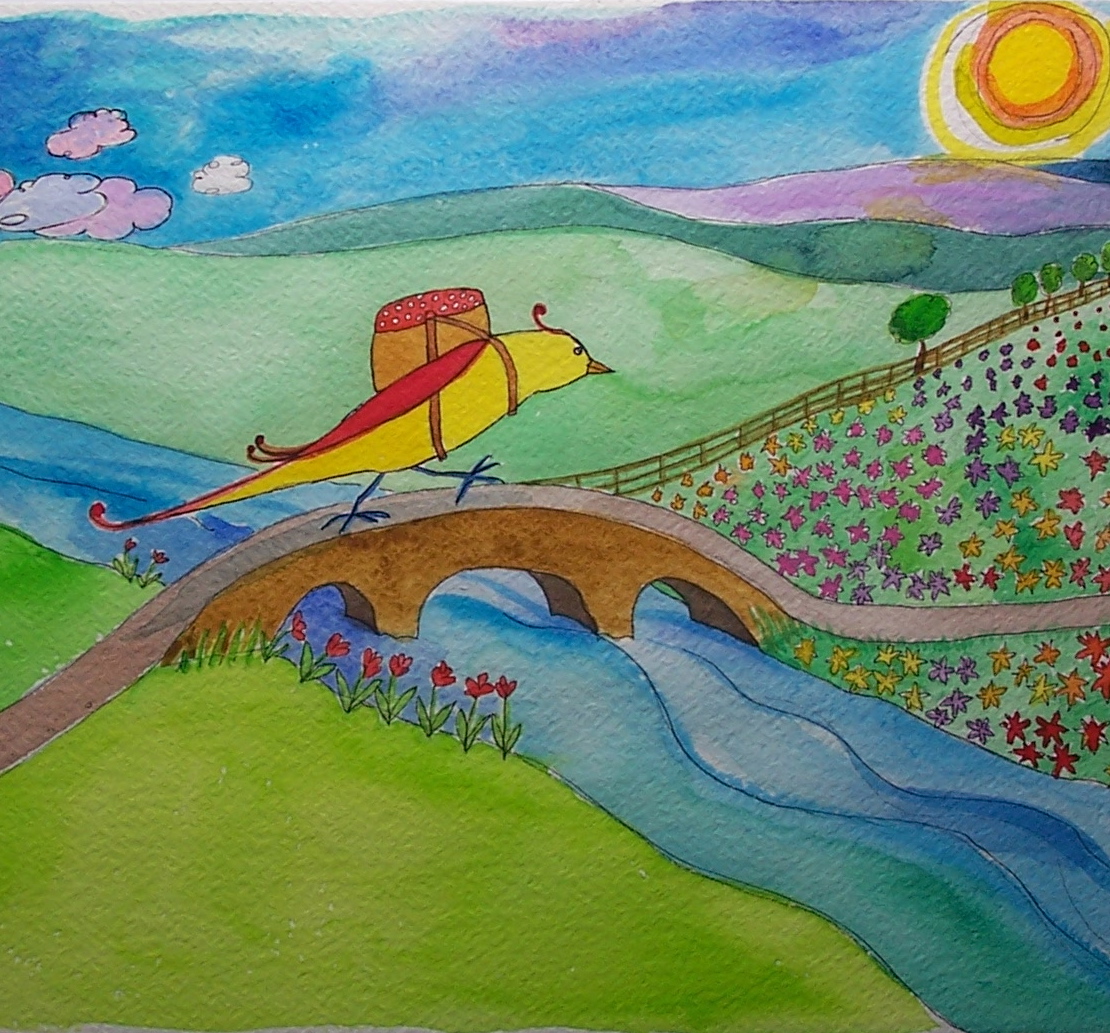 Off to seek fortune.