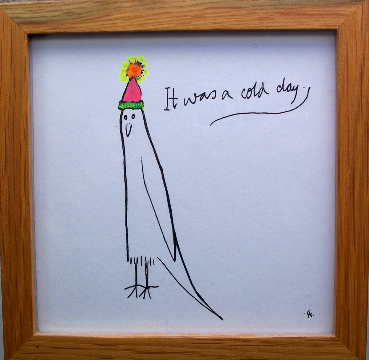 It was another cold day.