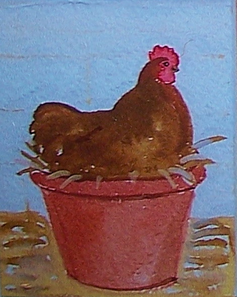 Mr Nelson's hen.