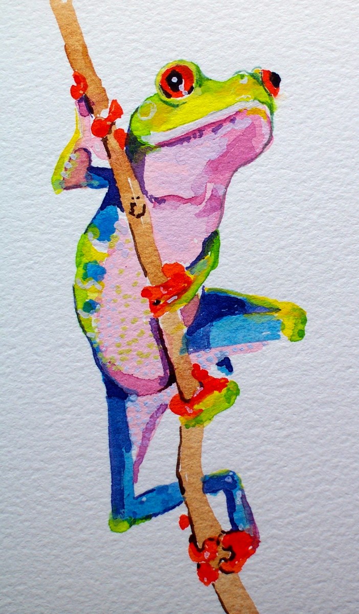 Frog-wallpaper study.